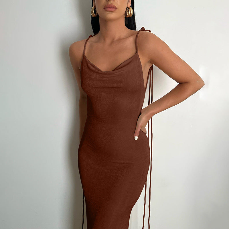 SERENITY BACKLESS MAXI DRESS