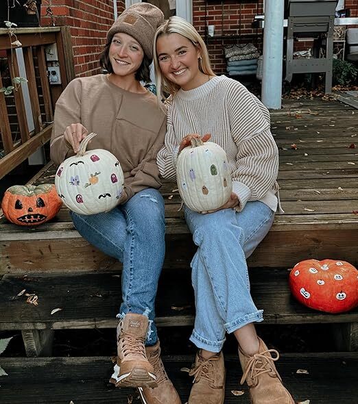 Womens Sweaters Crewneck Long Sleeve Color Block Pullover Loose Ribbed Knit Sweater Tops 2024 Fall Trendy Outfits