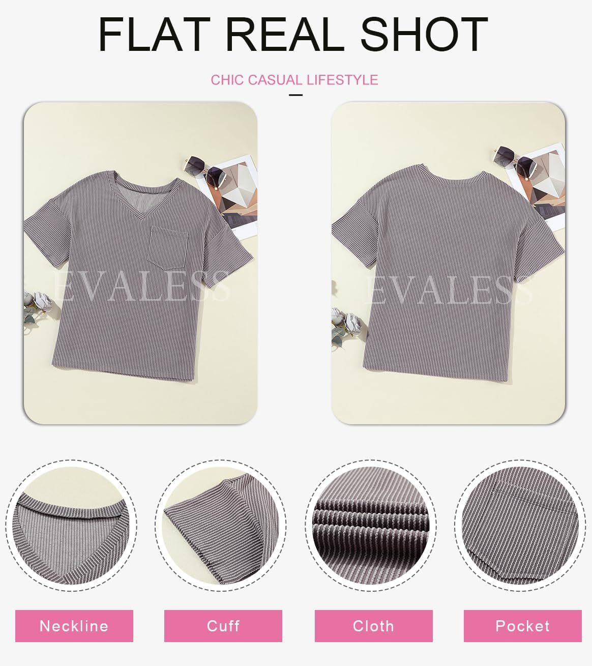 8 Packs ONLY $23.99- Womens Summer Tops Oversized T Shirts Short Sleeve Blouses for Women Dressy Casual Work Outfits