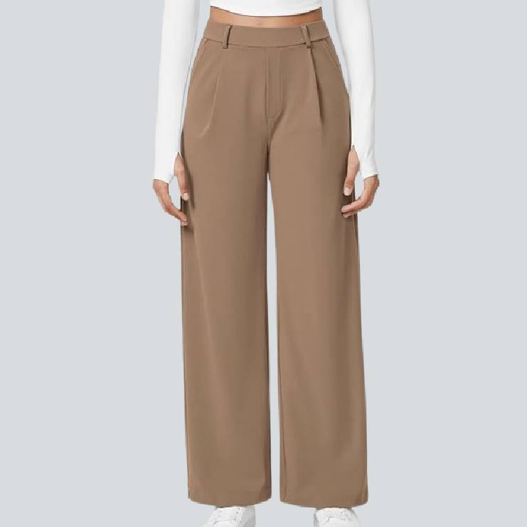 🎅Early Christmas Sale🎄High Waisted Work Pants for Women Business Casual Outfits Office Dress Pants Trousers with Pockets