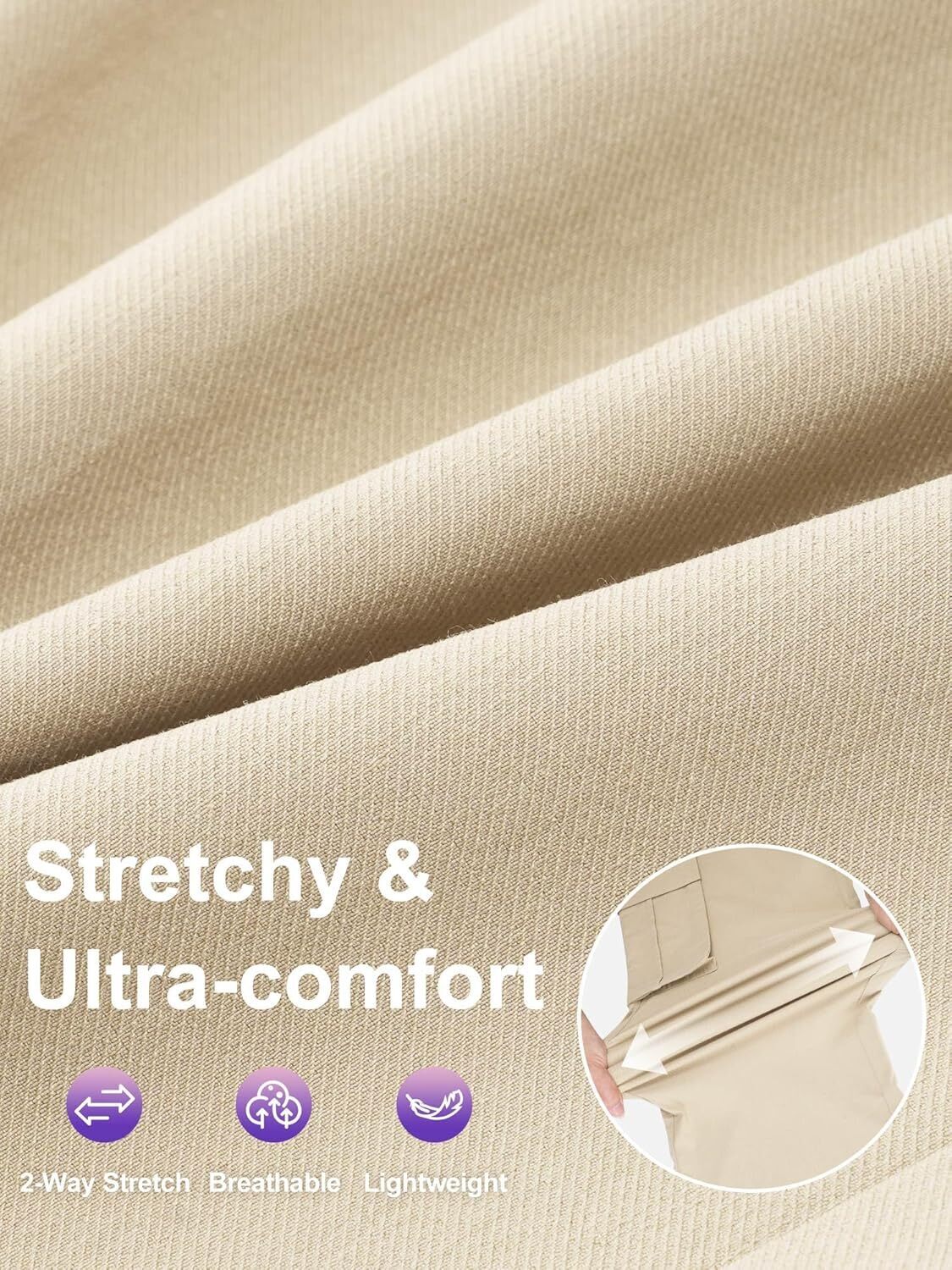 Women High Waisted Satin Cargo Pants Wide Leg Casual Pants multipocket model