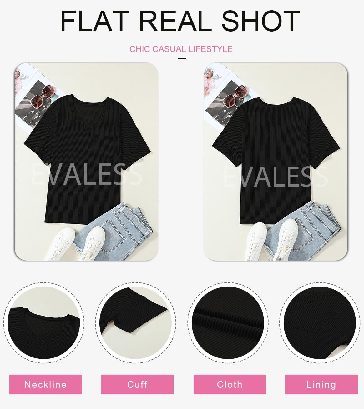 8 Packs ONLY $23.99- Womens Summer Tops Oversized T Shirts Short Sleeve Blouses for Women Dressy Casual Work Outfits