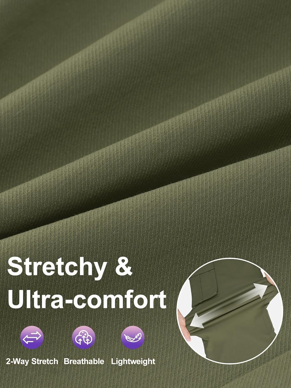 Women High Waisted Satin Cargo Pants Wide Leg Casual Pants multipocket model