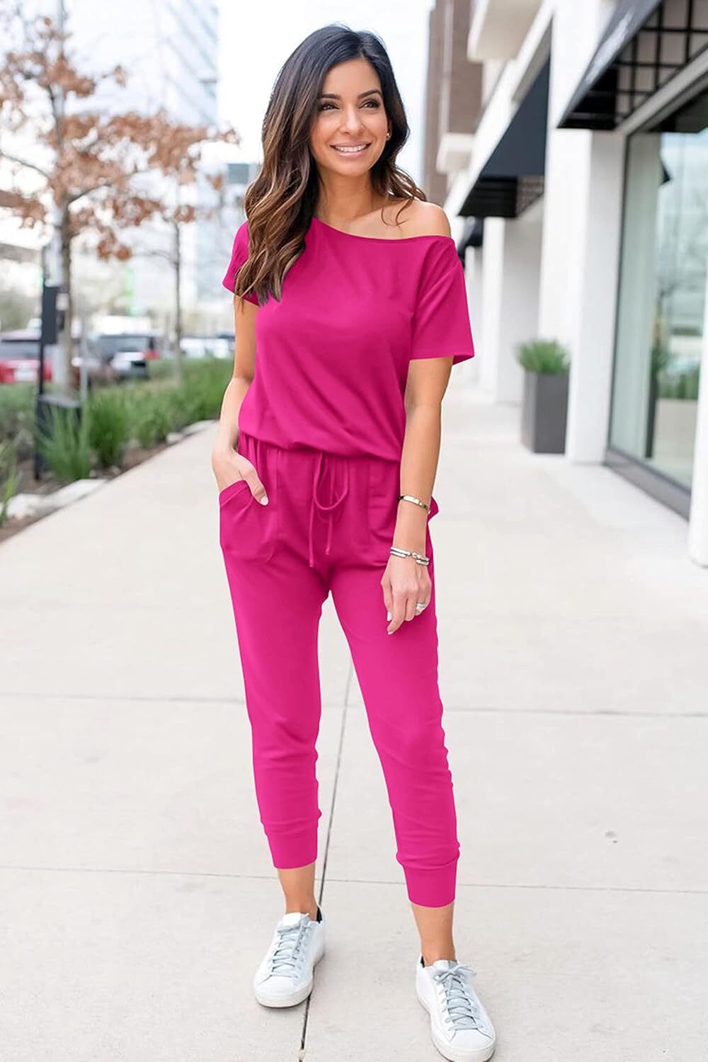 Women Summer Dressy Off Shoulder Romper Spring Vacation Travel Lounge Outfits Clothes